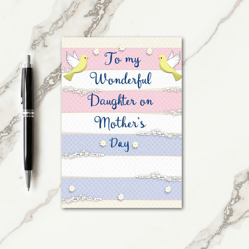 Daughters Sweet Mothers Day Card