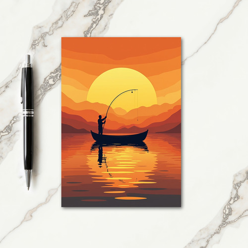 Dawn Anglers Fathers Day Card