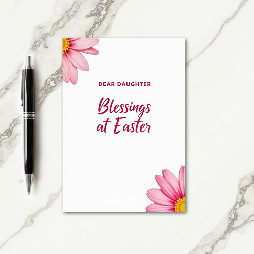 Dear Daughter Easter Blessings Card
