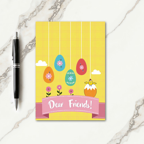 Dear Friends Message Card