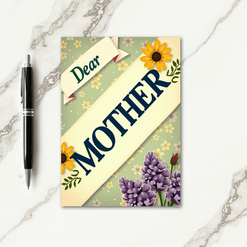 Dear Mothers Day Blossom Card