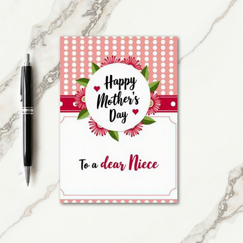 Dear Niece Mothers Day Card