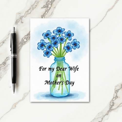 Dear Wife Mothers Day Love Card