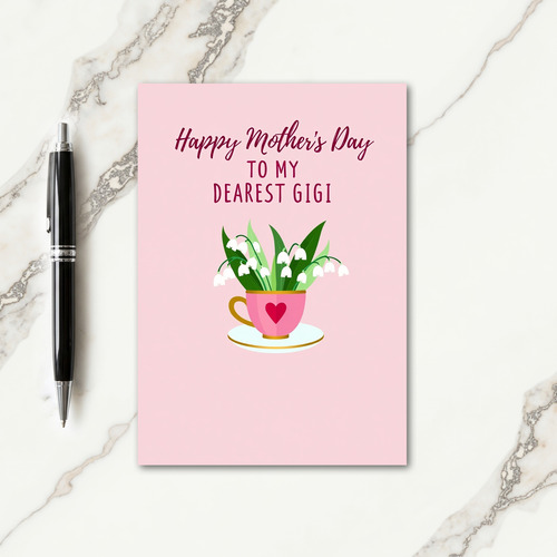 Dearest Gigi Mothers Day Card