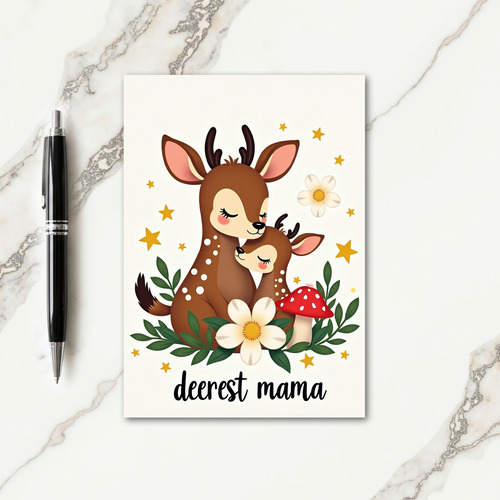 Dearest Mama Woodland Love Card