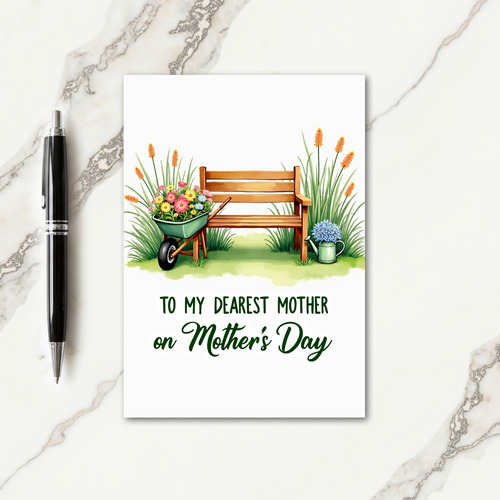 Dearest Mother Floral Garden Card