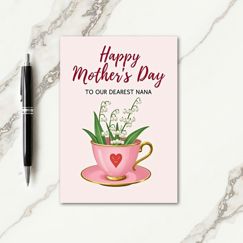 Dearest Nana Mothers Day Card