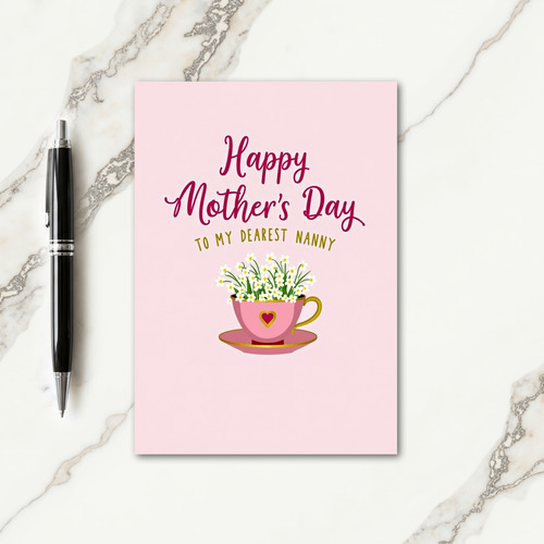 Dearest Nanny Blossom Card