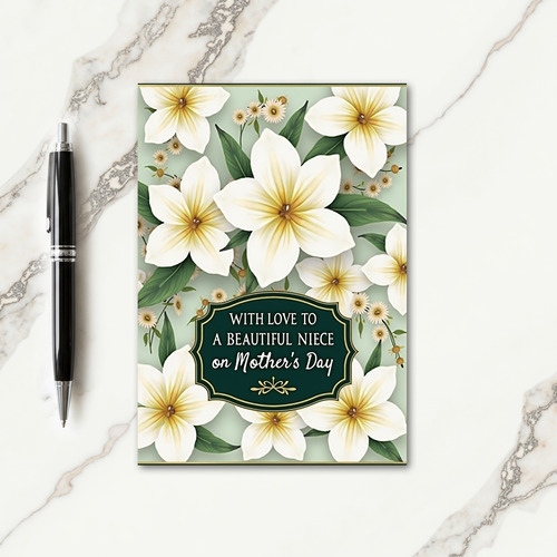 Dearest Niece Mothers Day Card