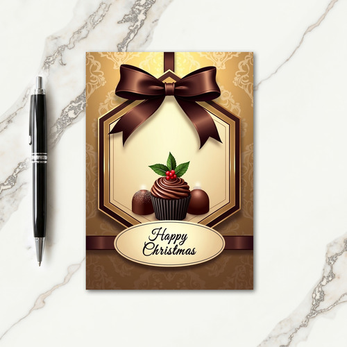 Decadent Chocolate Christmas Card thumbnail