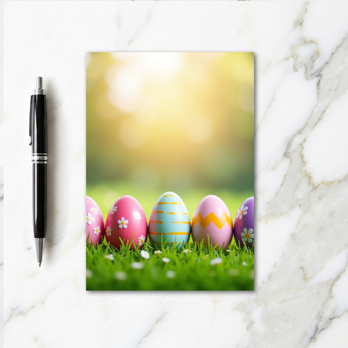 Decorated Spring Eggs Card