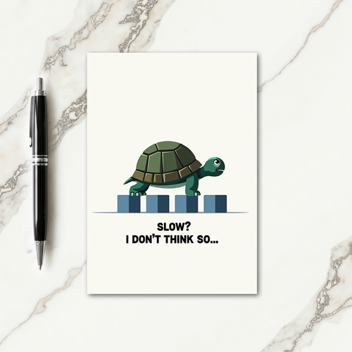Defiant Turtle Fathers Day Card