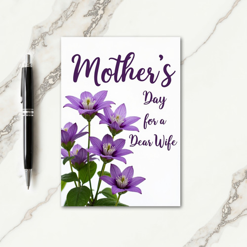 Delicate Bloom Mothers Day Card