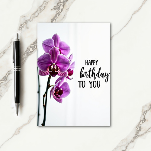 Delicate Flower Birthday Card