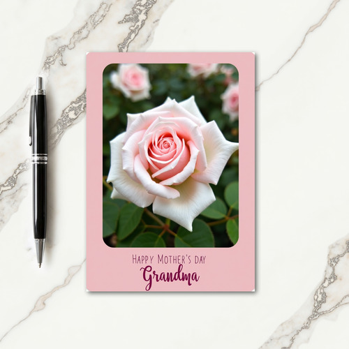 Delicate Rose Mothers Day Card