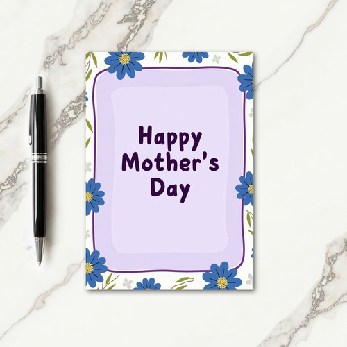 Delightful Mothers Day Art Card