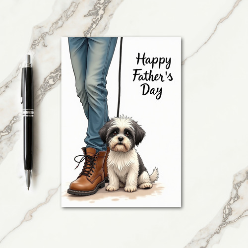 Denim And Boots Fathers Day Card