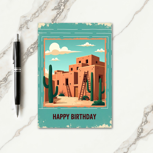 Desert Birthday Card
