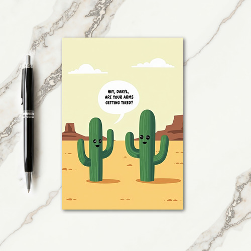 Desert Plant Birthday Card