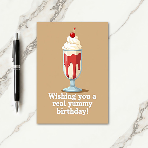 Dessert Parfait Birthday Card