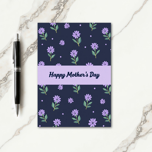 Devoted Lavender Mothers Day Card