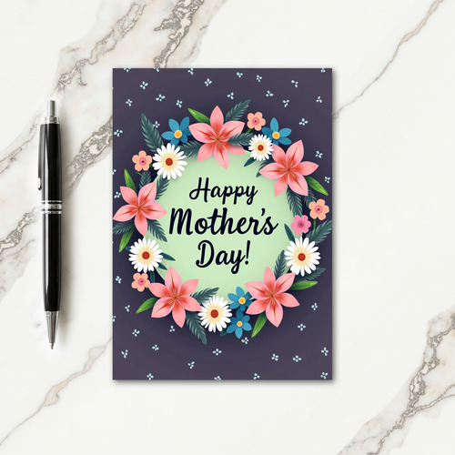 Devoted Mothers Day Floral Card