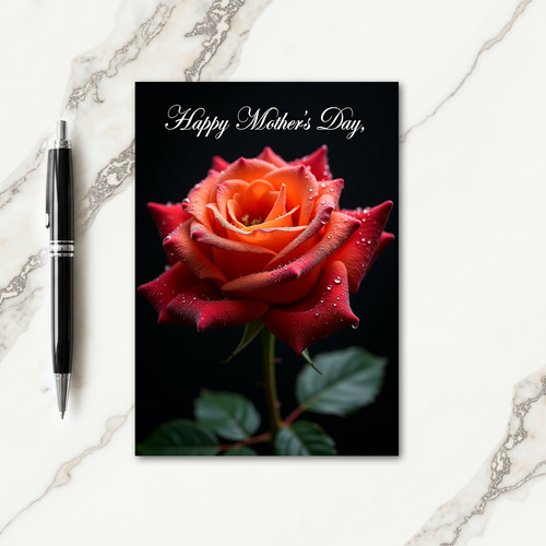 Dew Kissed Mothers Card