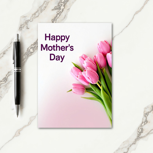 Diagonal Floral Bloom Card
