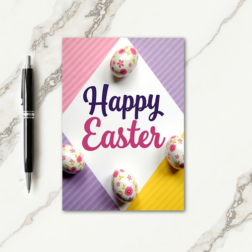 Diamond Easter Message Card