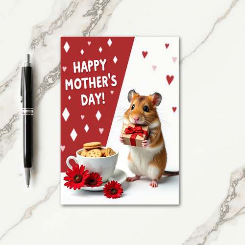 Diamond Hearts Rodent Gift Card