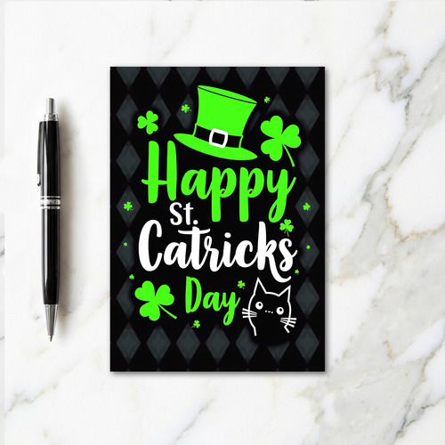 Diamond St Catricks Day Card