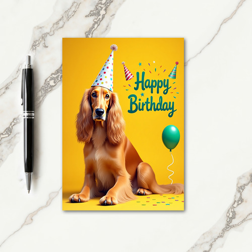 Dignified Dog Birthday Card
