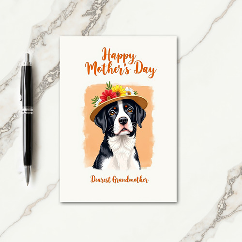Dignified Dog Mothers Day Card