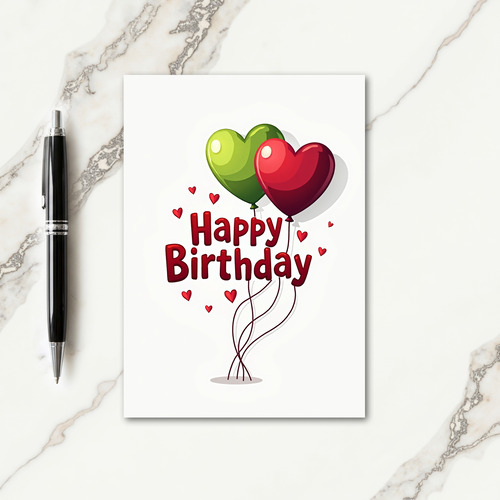Dimensional Letter Birthday Card