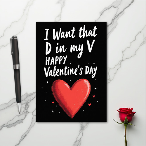 Dirty Naughty Valentines Day Card