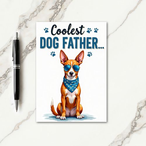 Dog Dad Sweet Fathers Day Card