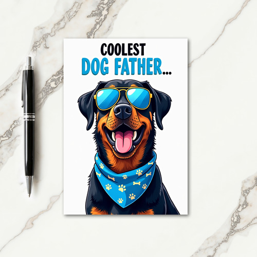 Dog Dads Bright Day Card