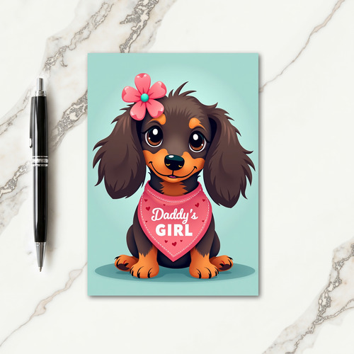 Dog Fathers Day Gift Design Card