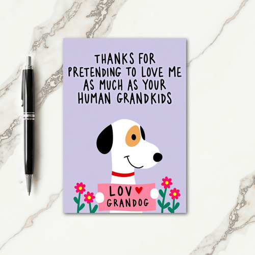Dog Grandparent Mothers Day Card