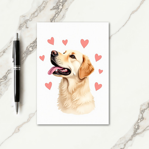 Dog Love Mothers Day Greeting Card