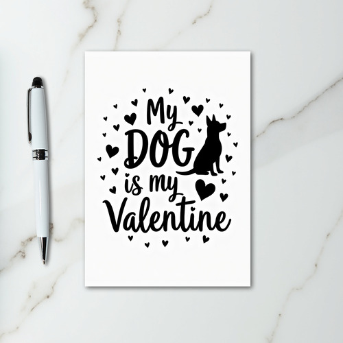 Dog Lover Valentine Card
