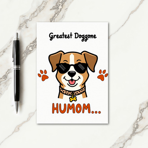 Dog Mom Appreciation Card