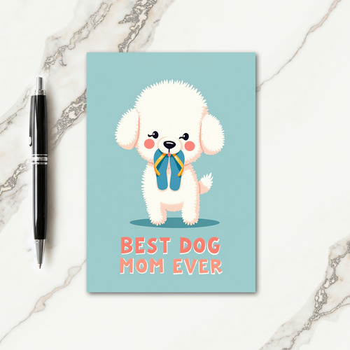 Dog Mom Floral Day Card
