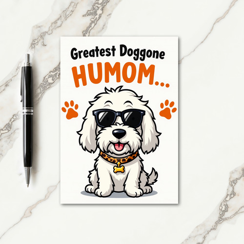 Dog Mom Happy Mothers Day Card