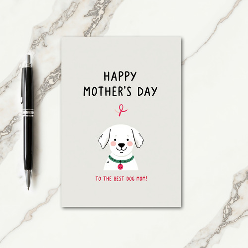 Dog Mom Heartfelt Message Card