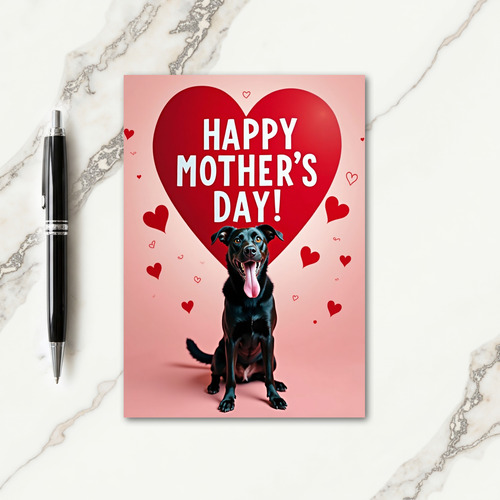 Dog Moms Sweet Mothers Day Card