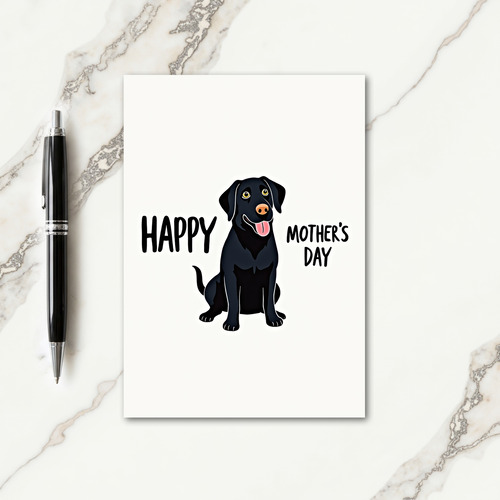 Dog Mothers Day Art Card