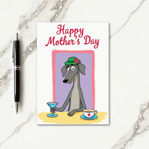 Dog Mothers Day Treat Card