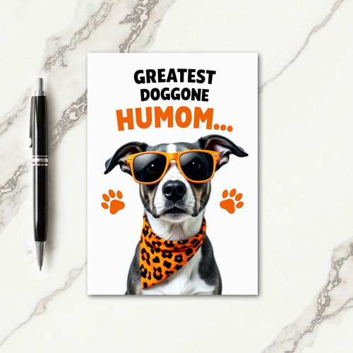 Doggone Humom Stylish Pet Card