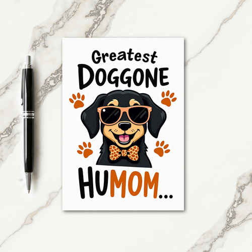 Doggy Mothers Day Love Card